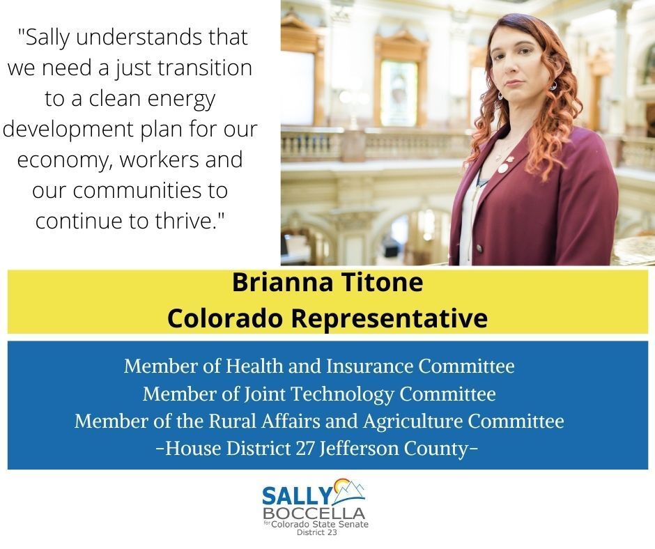 Brianna Titone endorses Sally Boccella for Colorado