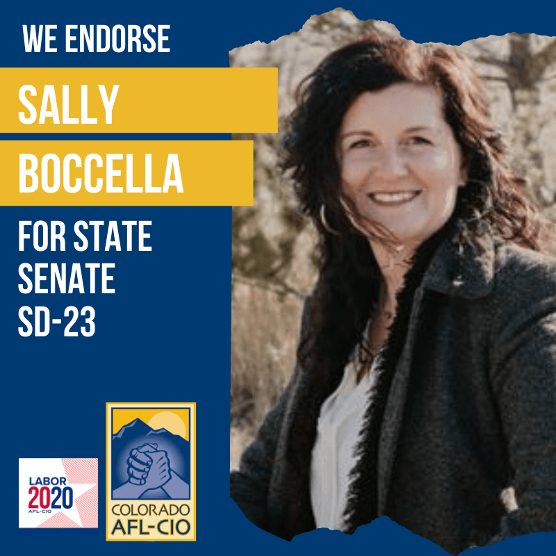 Colorado AFL-CIO endorses Sally Boccella for Colorado