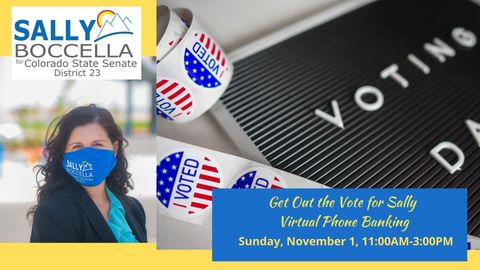 Get Out the Vote for Sally Boccella Virtual Phone Banking