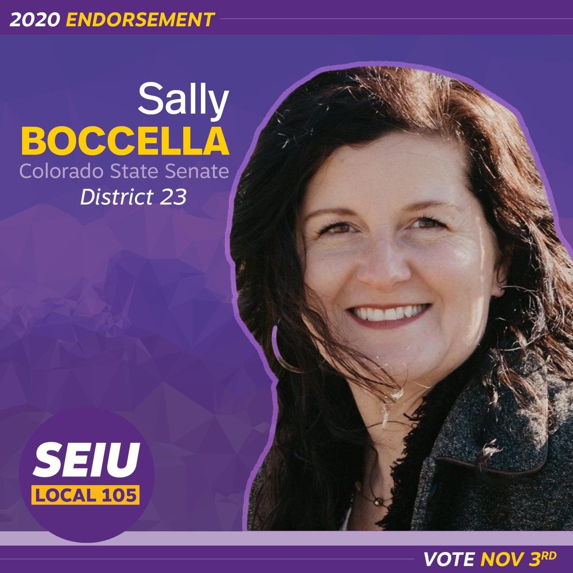 SEIU Local 105 endorses Sally Boccella for Colorado