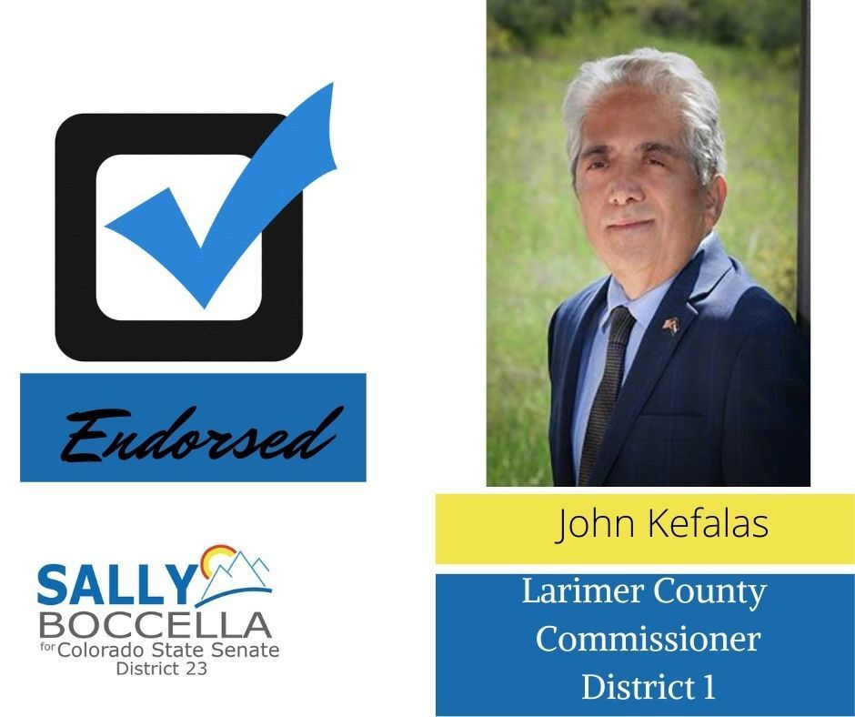 John Kefalas endorses Sally Boccella for Colorado