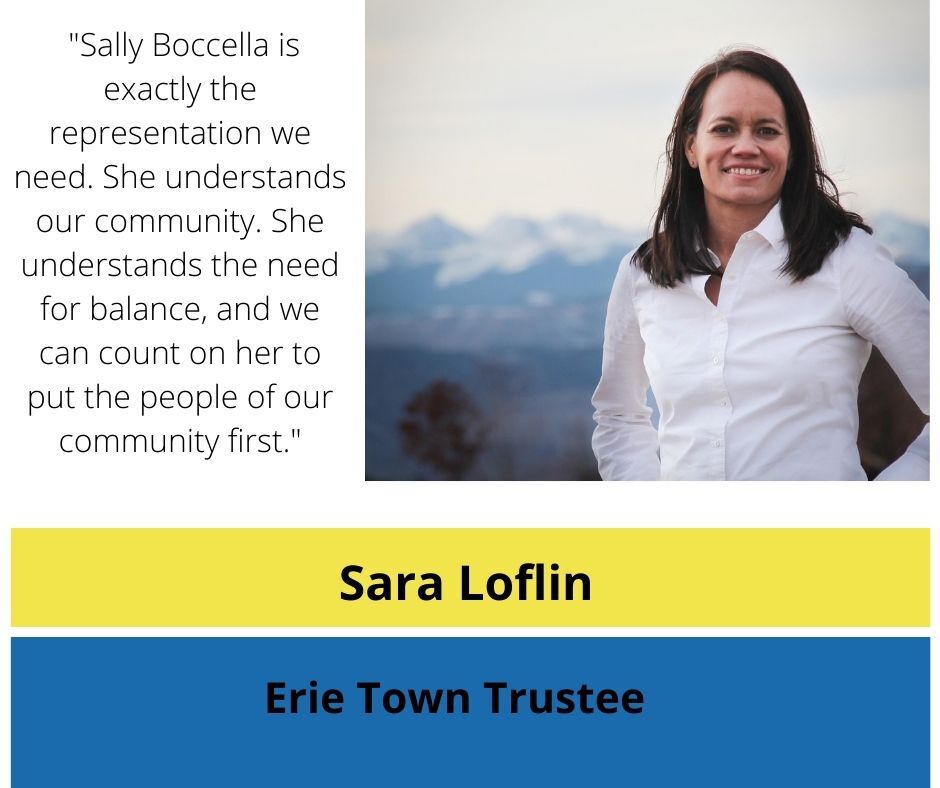 Sara Loflin endorses Sally Boccella for Colorado
