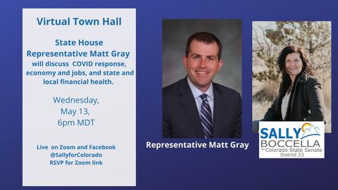 Virtual Town Hall with Representative Matt Gray