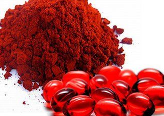 Astaxanthin Pulver und Kapseln