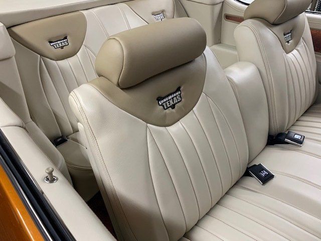 1972 Cutlass Convertible white leather interior seats