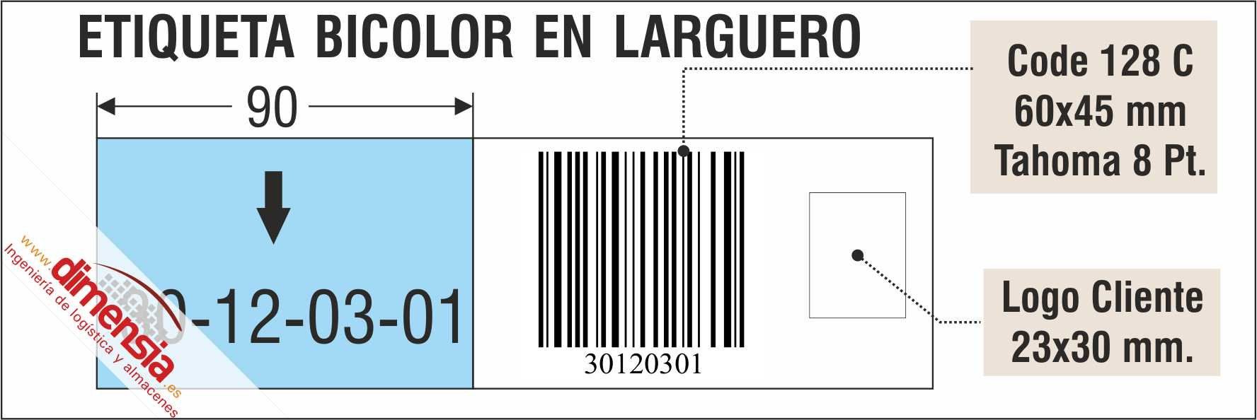 Tipos de etiquetas, tamaños, colores y papel a utilizar en la ...
