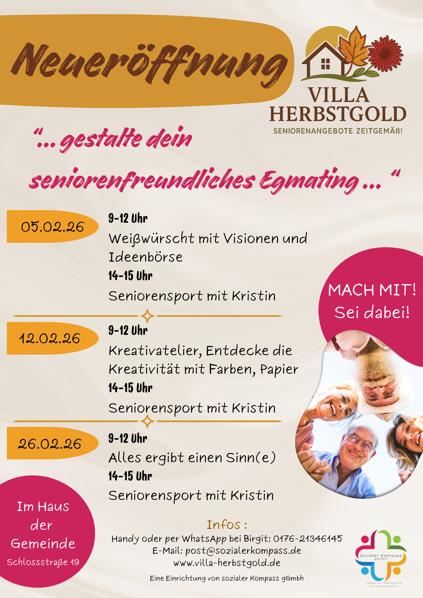 Neueröffnung Villa Herbstgold