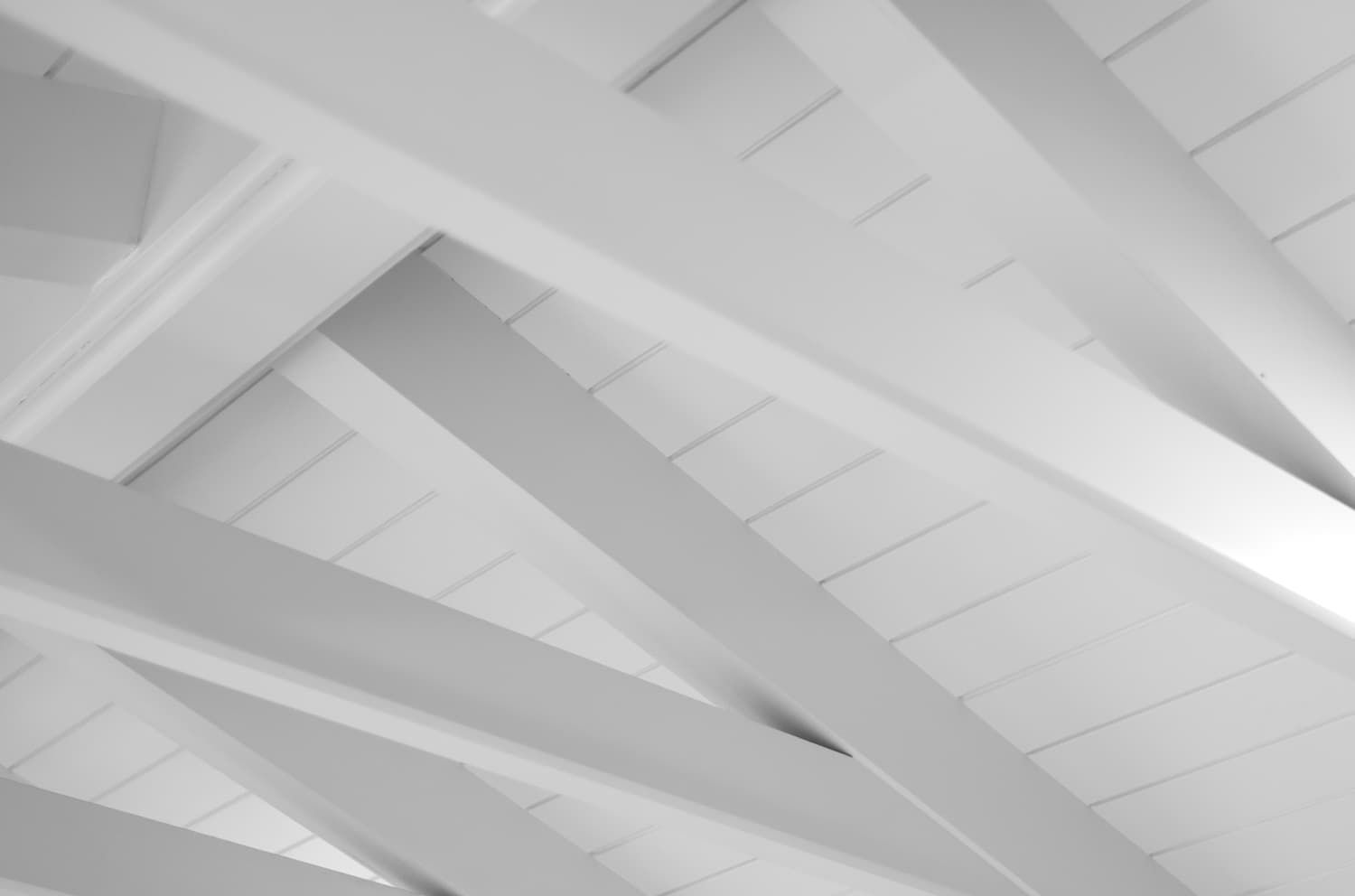 Lackierung Holzdecke