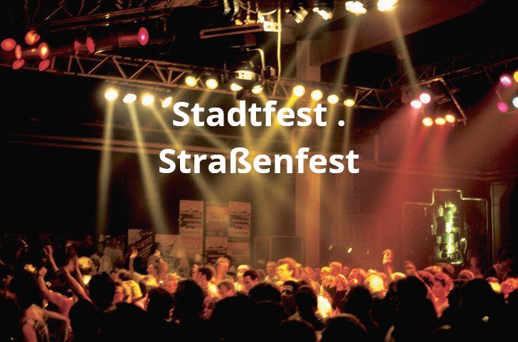 Stadtfest . Straßenfest