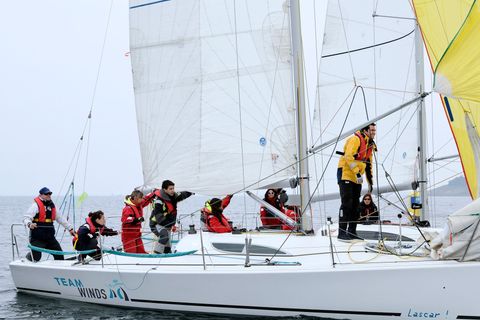 De surprenantes sorties en voile durant deux jour