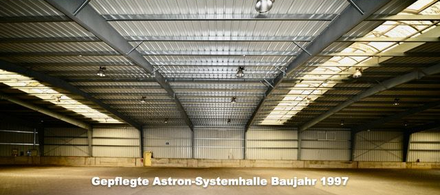 Prefabricated Portal Framed Steel Warehouse Building ASTRON System Steel Building 78 × 30 m – Modular, Demountable, and Reusable