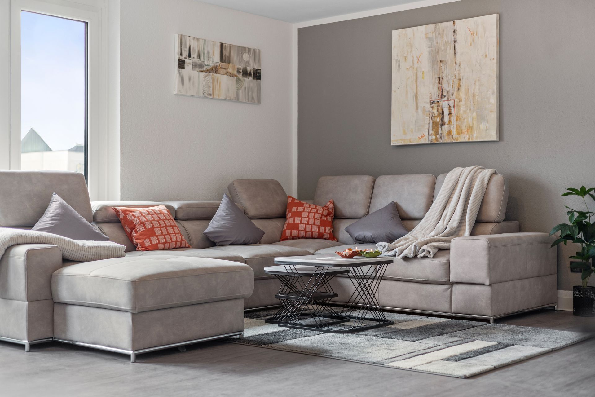 Wohn- und Schlafcouch für viele Gäste