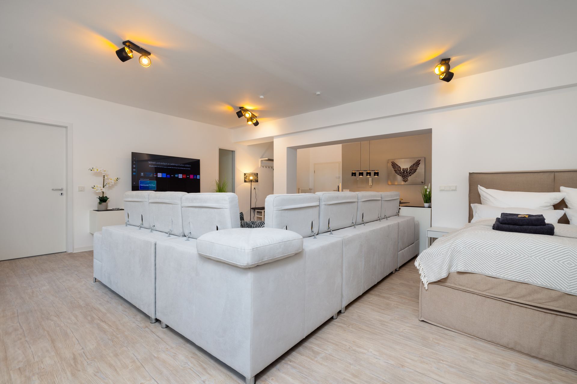 Wohnzimmer City-Loftdomizil