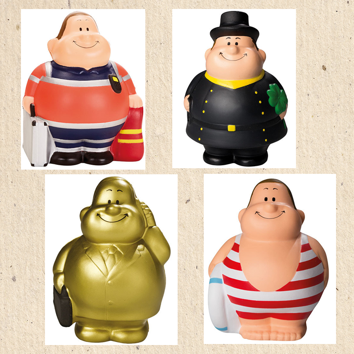 Knauschfigur, viele verschiedene Privat- und Firmenfiguren