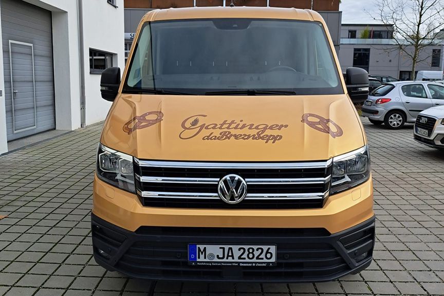 Sprinter Vollfolierung mit Text Logo im Digitaldruck und Folienplot 6