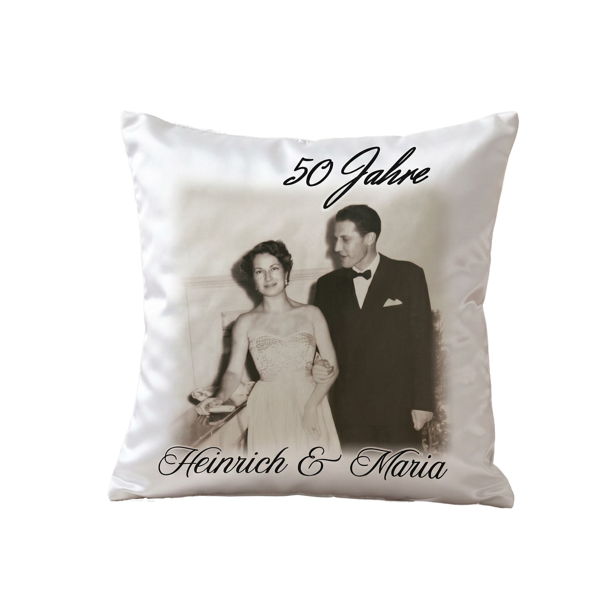 Kissen mit Hochzeitspaar, sublimiert