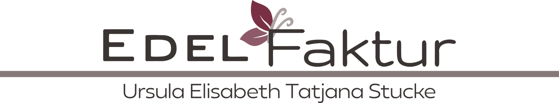 Logo EdelFaktur Ursula Elisabeth Tatjana Stucke