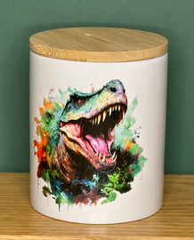 Spardose mit Dino-Motiv, sublimiert