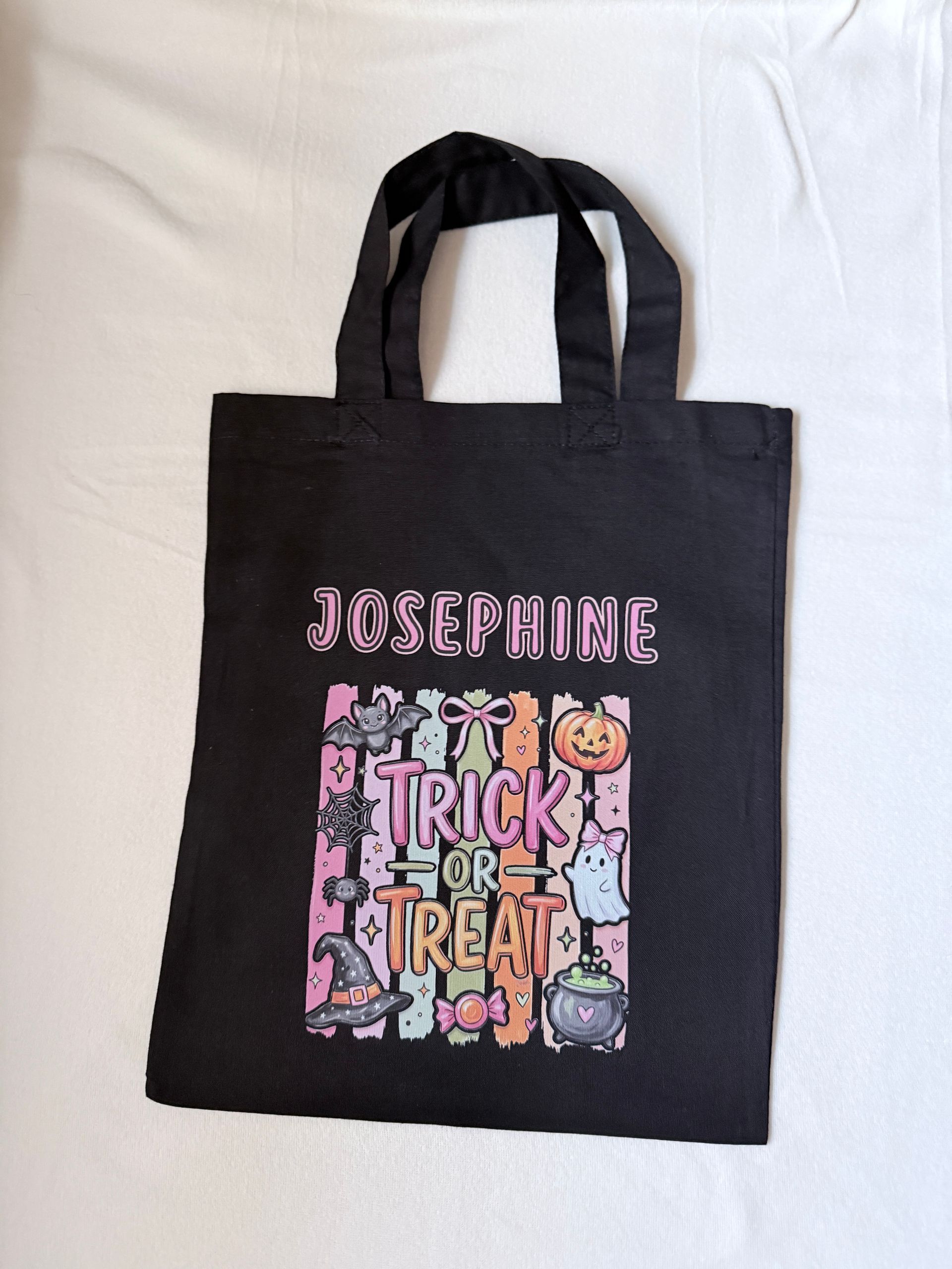 Tasche mit Halloween Motiv, bedruckt