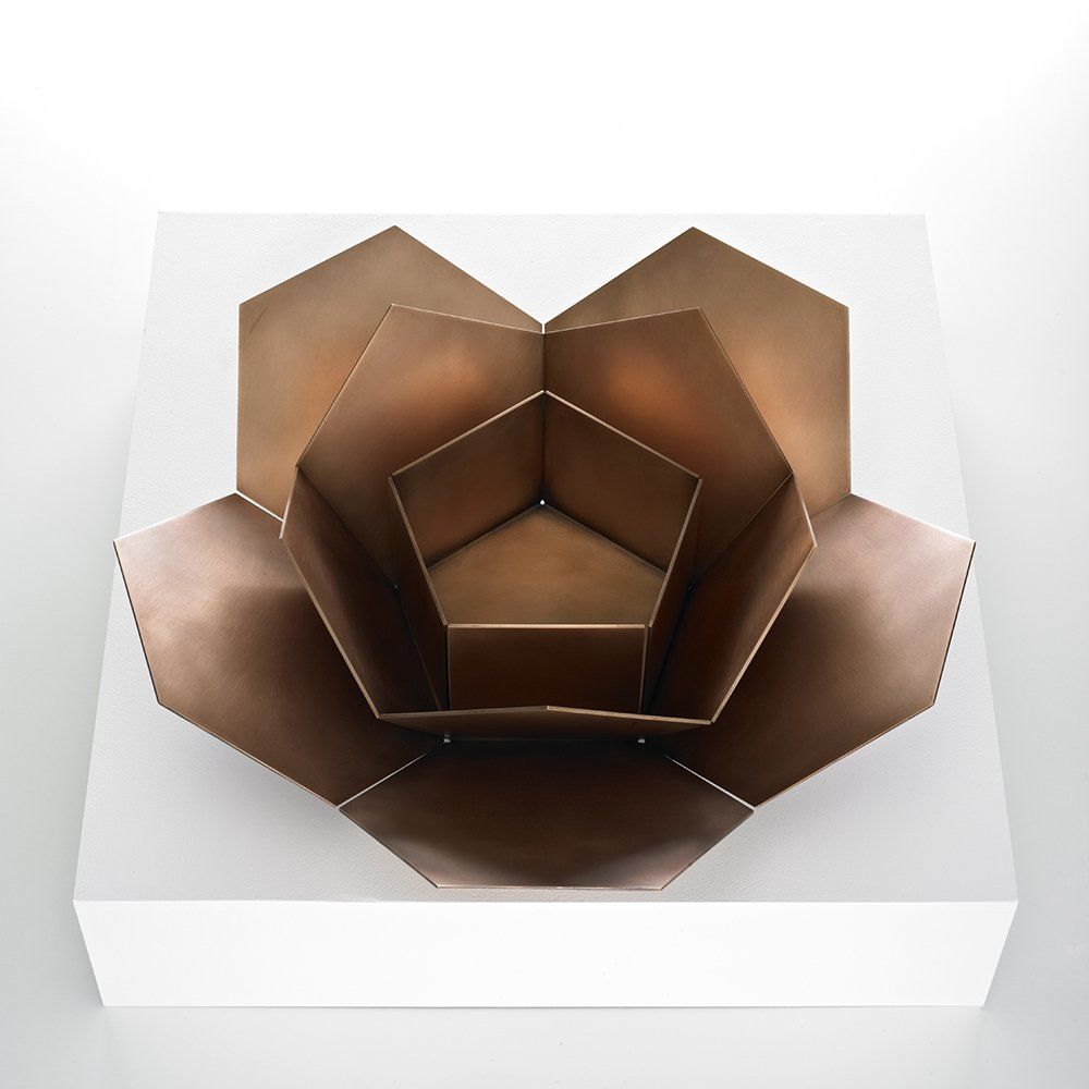 The Me-Far Quinque Vessels Bronze; Patinated finish