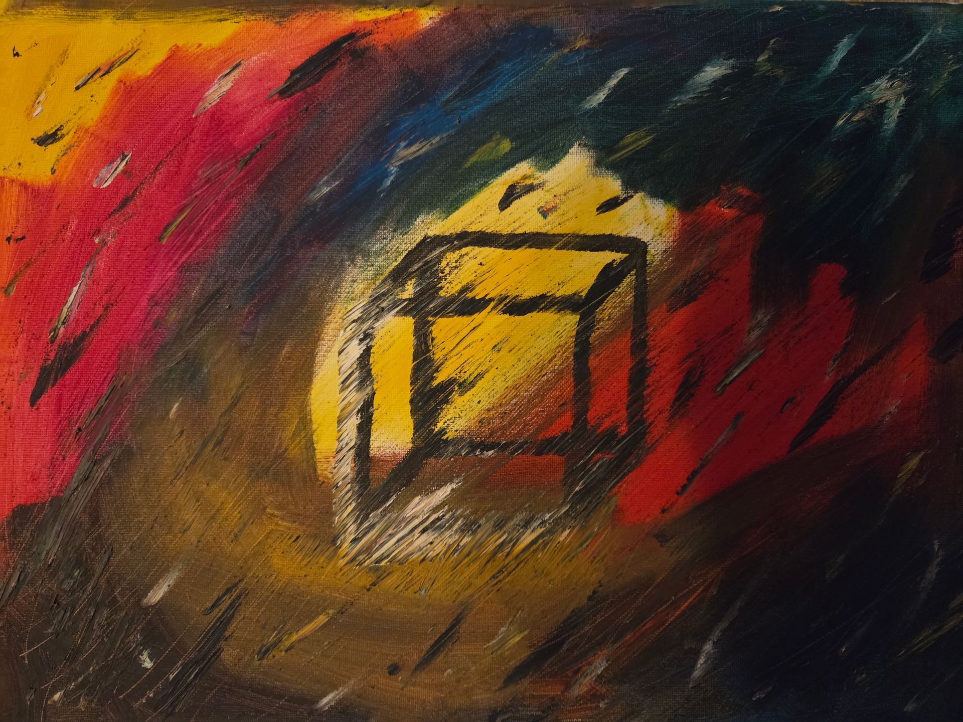 Ölfarbe auf Leinwand 30 x 40 cm