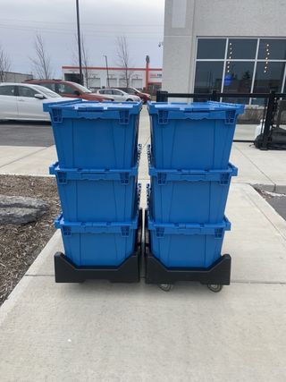 Plastic Moving Bins Rental in Toronto