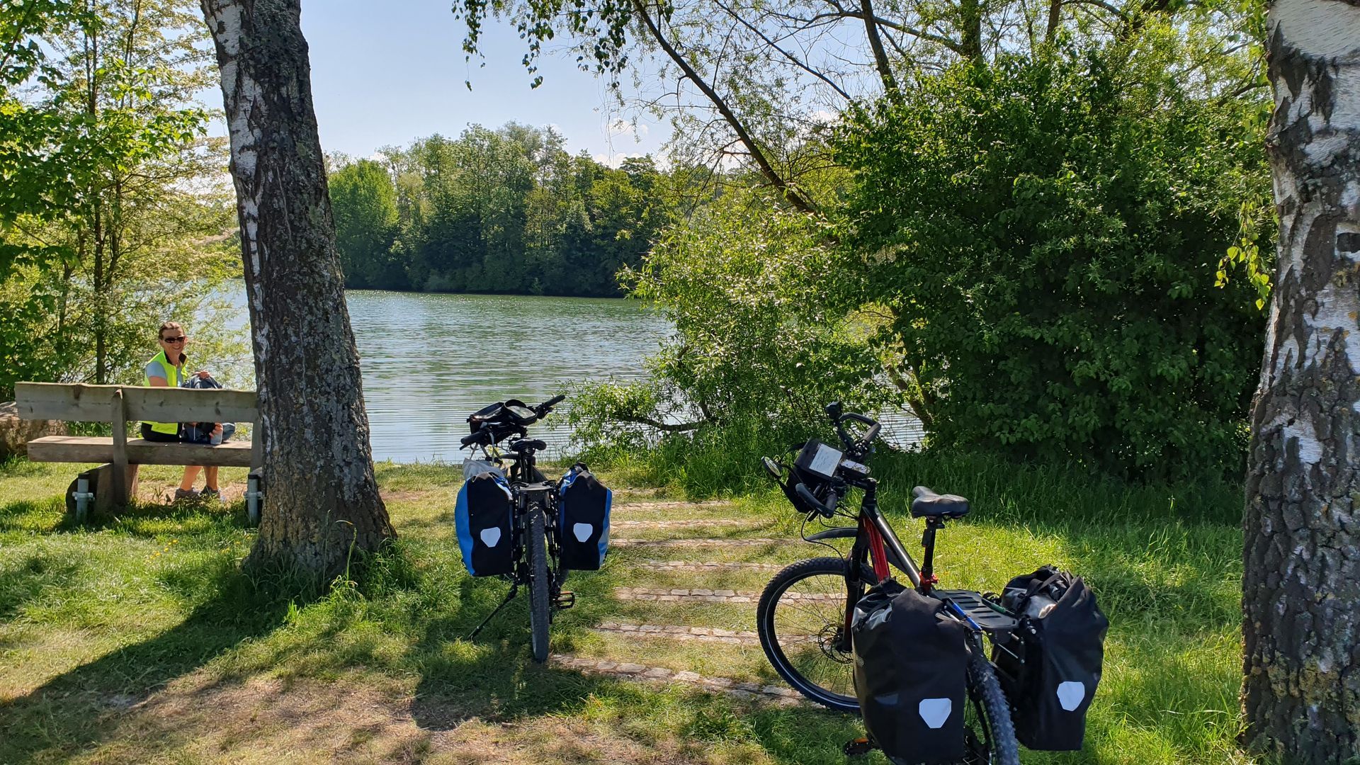 Rast am Baggersee