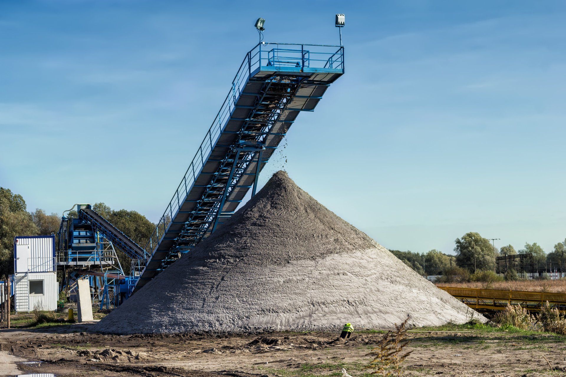 Gravel pit and quarry