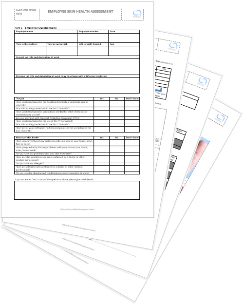 Skin Health Assessment document