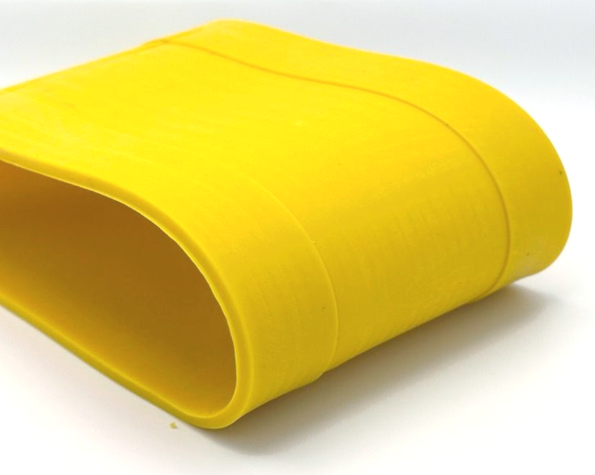 RTV Silikon Manschette in gelb für industrielle Anwendungen