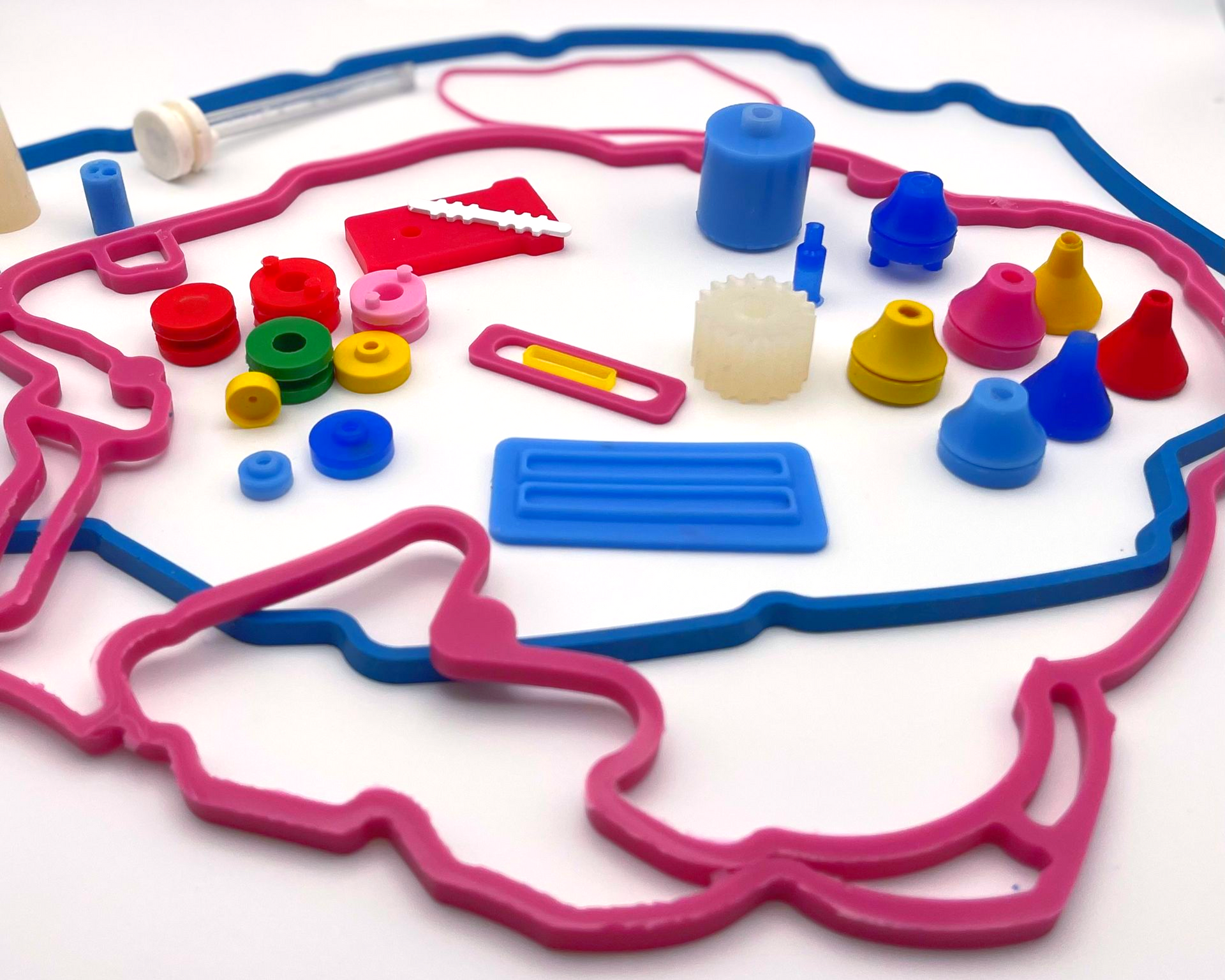 Sonderanfertigungen in verschiedenen Geometrien Individuelle Silikon Sonderanfertigungen in verschiedenen Geometrien