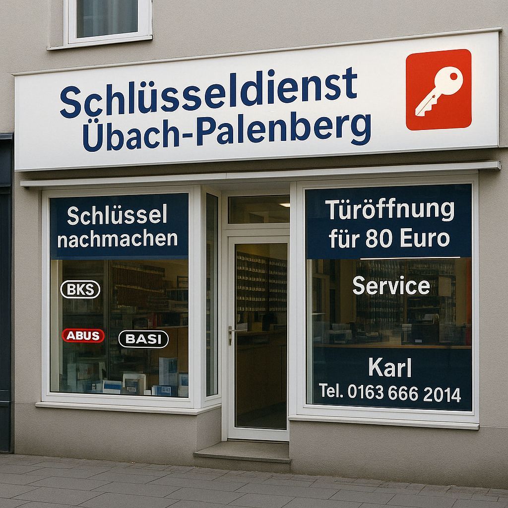 Schlüsseldienst Übach Palenberg - Ladenlokal Beispiel Schlüsseldienst Übach Palenberg - Ladenlokal Beispiel