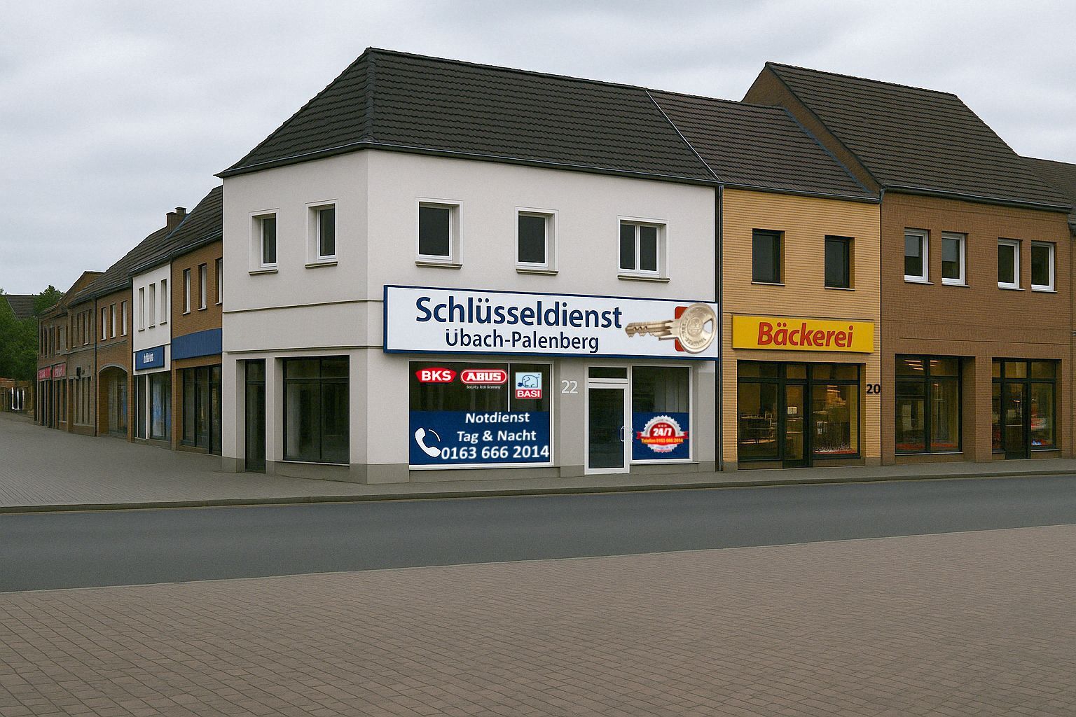 Schlüsseldienst Übach Palenberg - Außen Ansicht - Beispiel