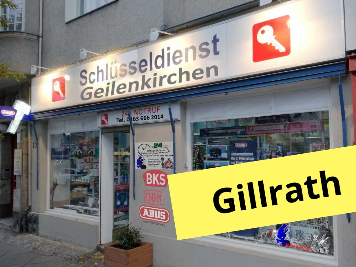 Schlüsseldienst Gillrath- Notdienst Tag & Nacht