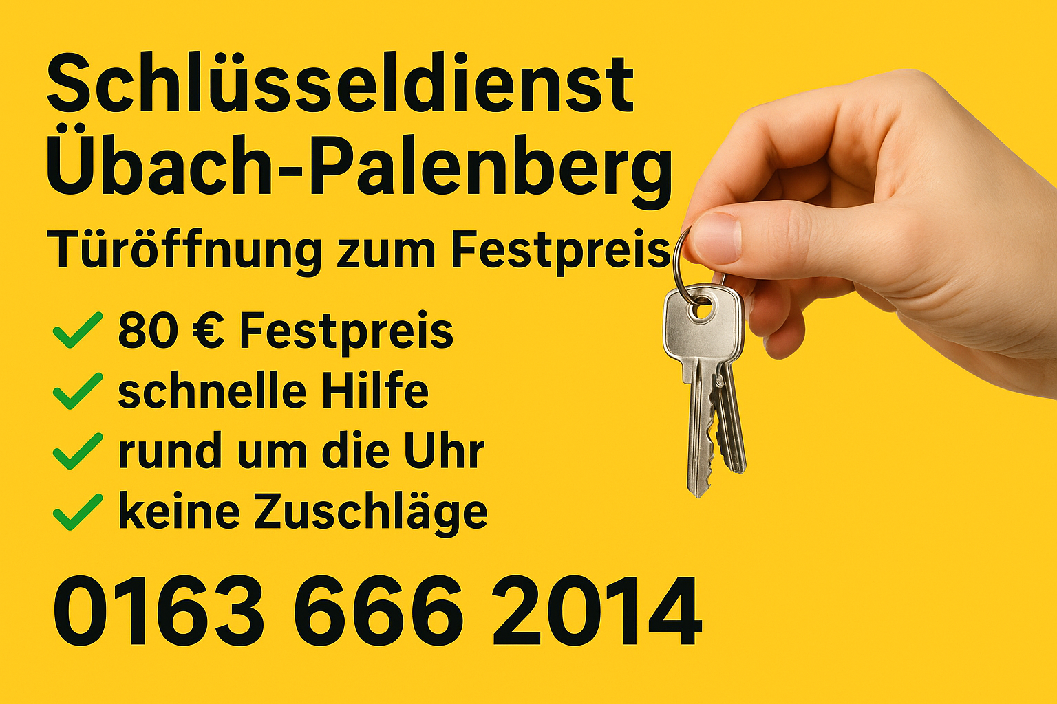 Schlüsseldienst Übach Palenberg - Top Angebot - Notdienst Festpreis