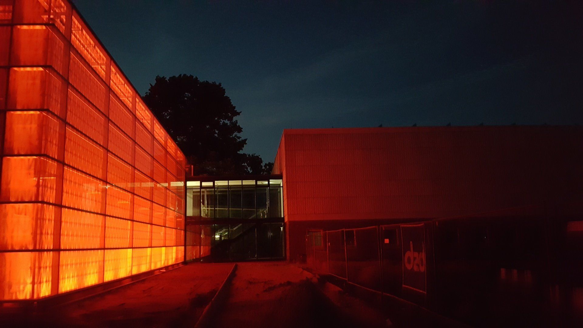 Fassade Licht Schaudepot Rostock