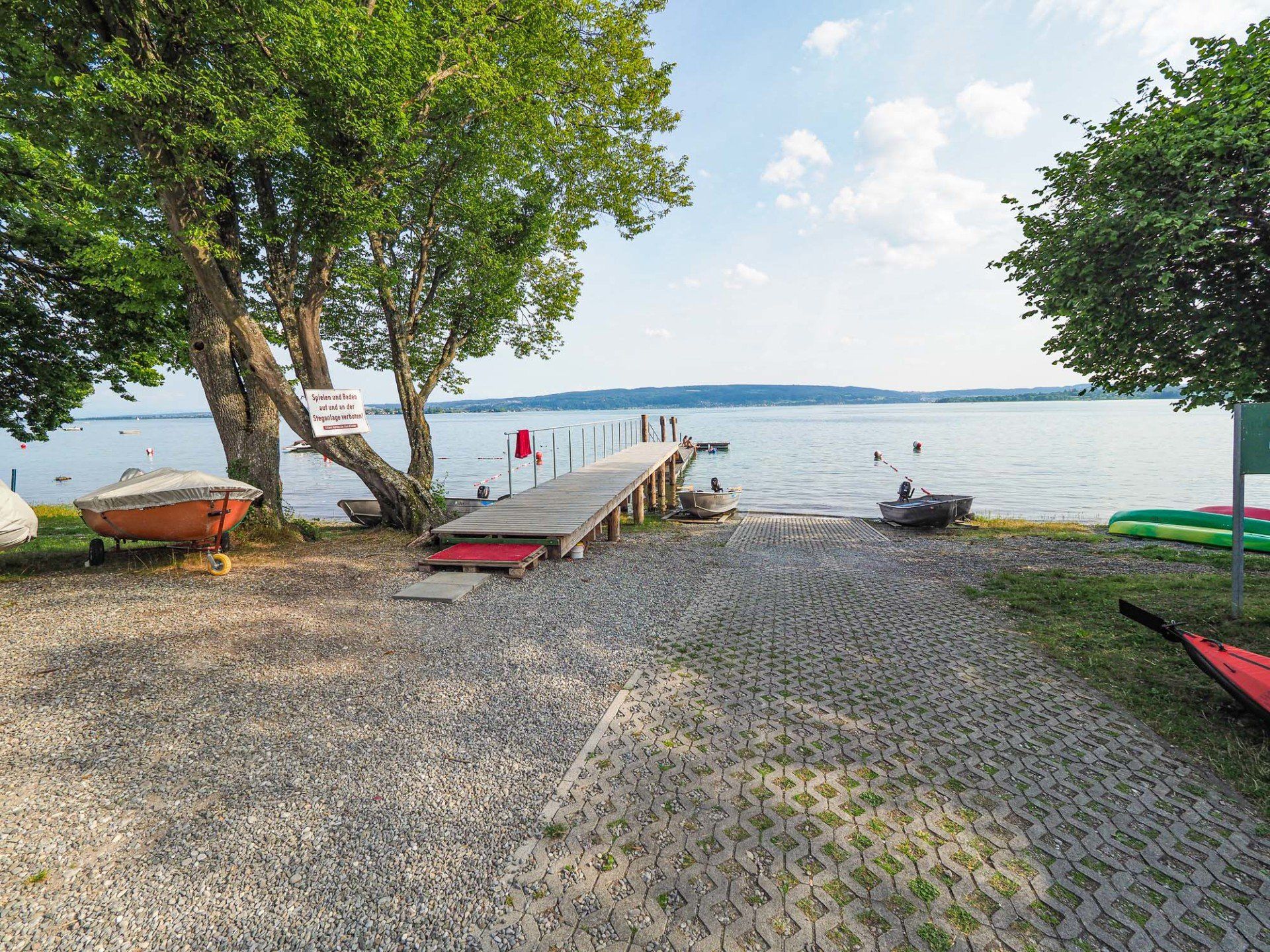 Campingplatz Willam, Camping direkt am See zwischen Allensbach und Radolfzell