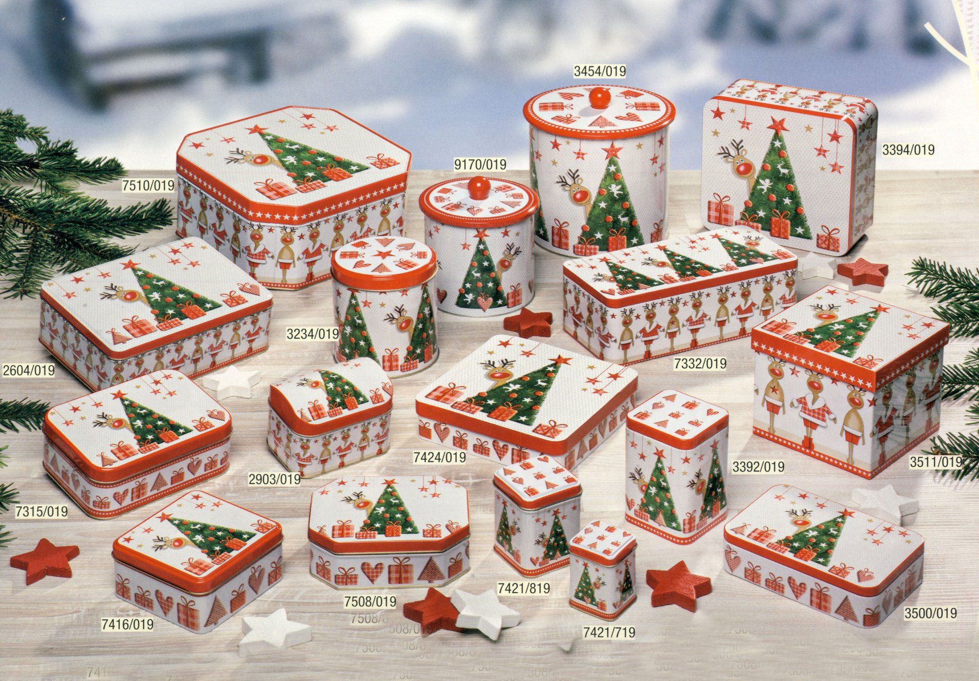 Weihnachtsdosen Blech, Keksdosen Weihnachten