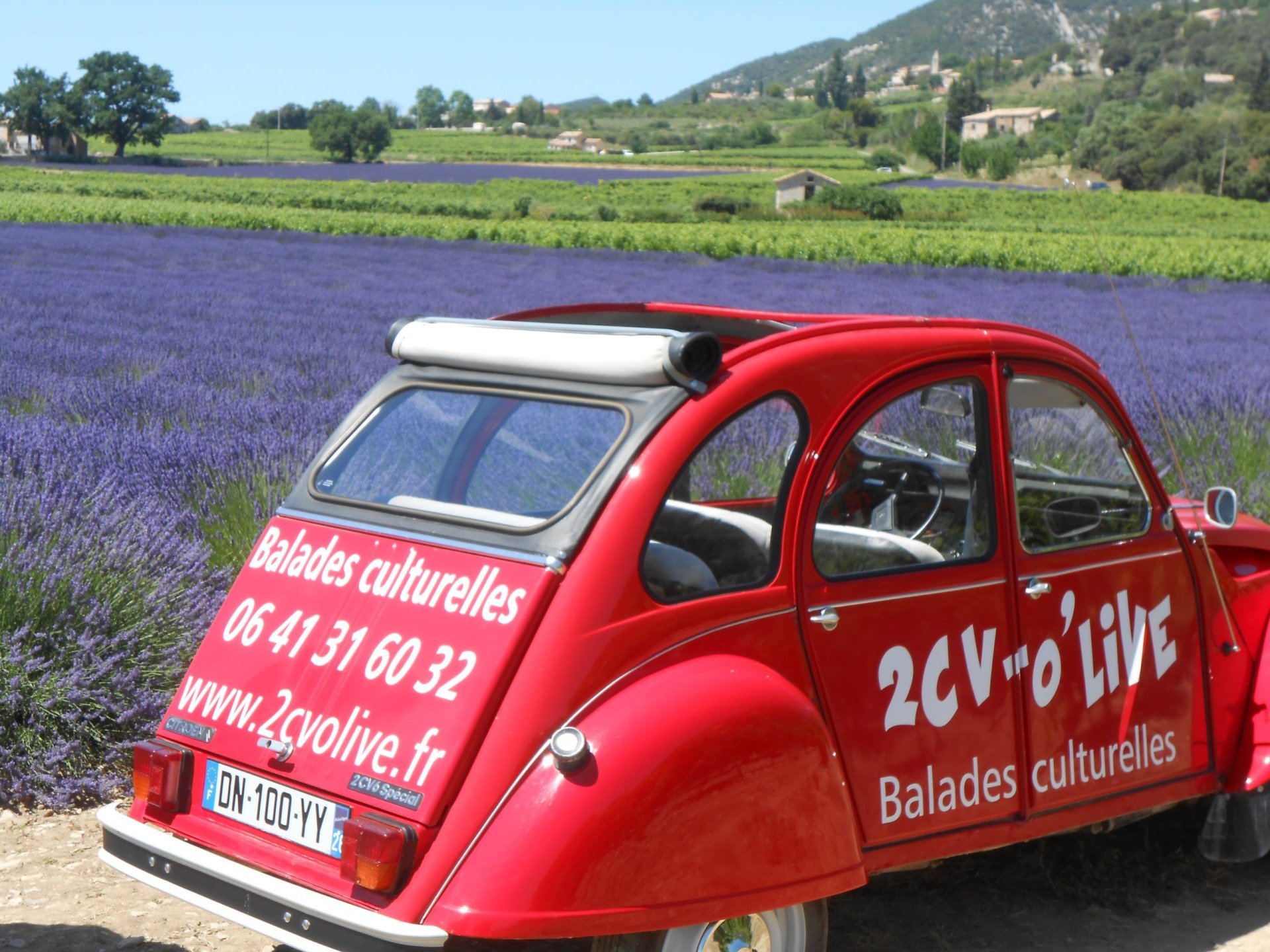 Un bon cadeau valable 1 an pour une escapade en 2cv. - Les belles lurettes  - Location de 2cv en Provence