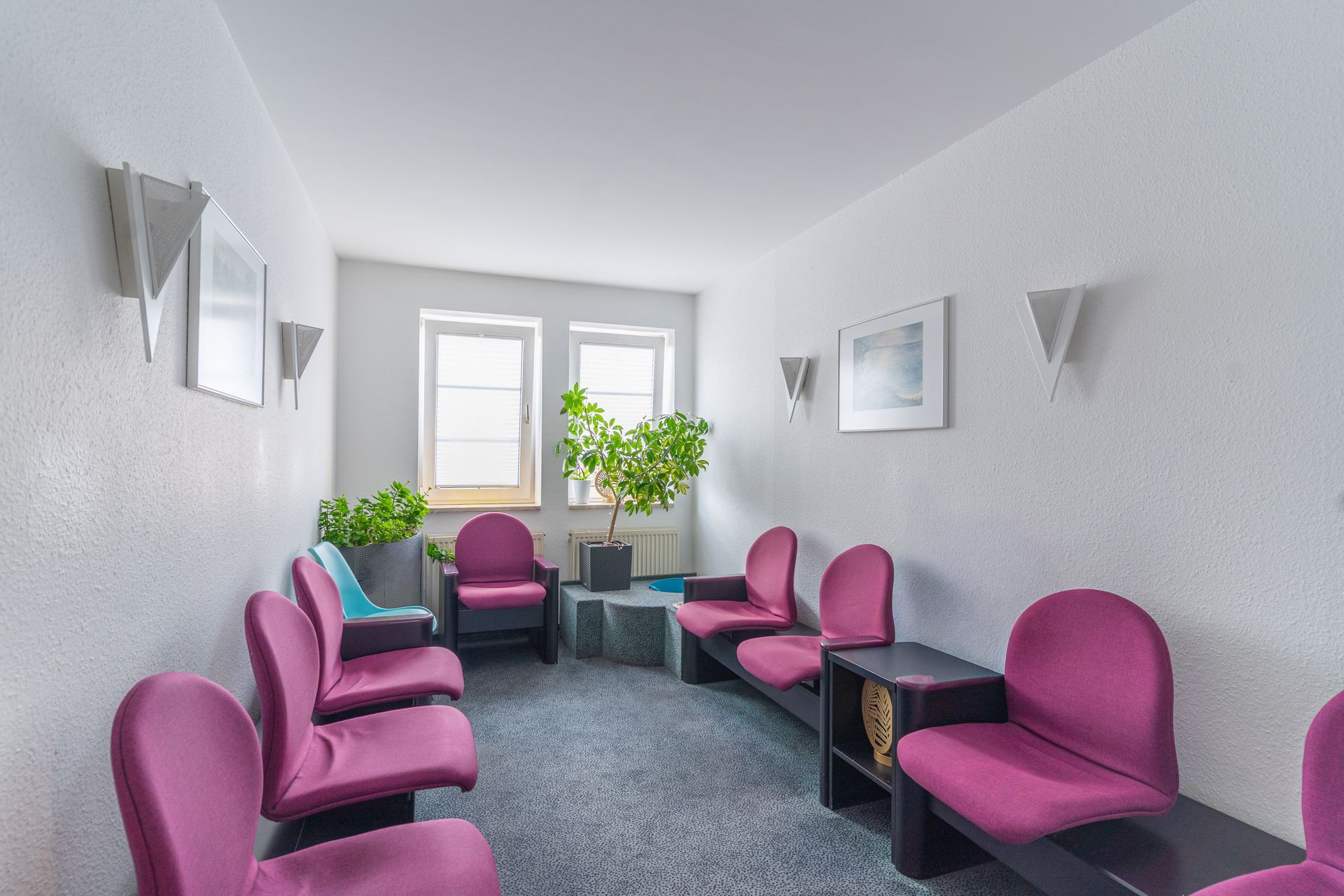 Wartezimmer der Hausarztpraxis Dr. Krstic in Oranienburg