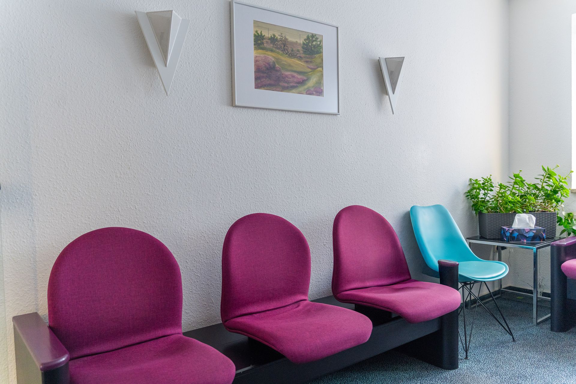 Wartezimmer der Hausarztpraxis Dr. Krstic in Oranienburg