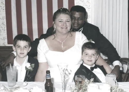 Photo of Author, Mike Jones and family