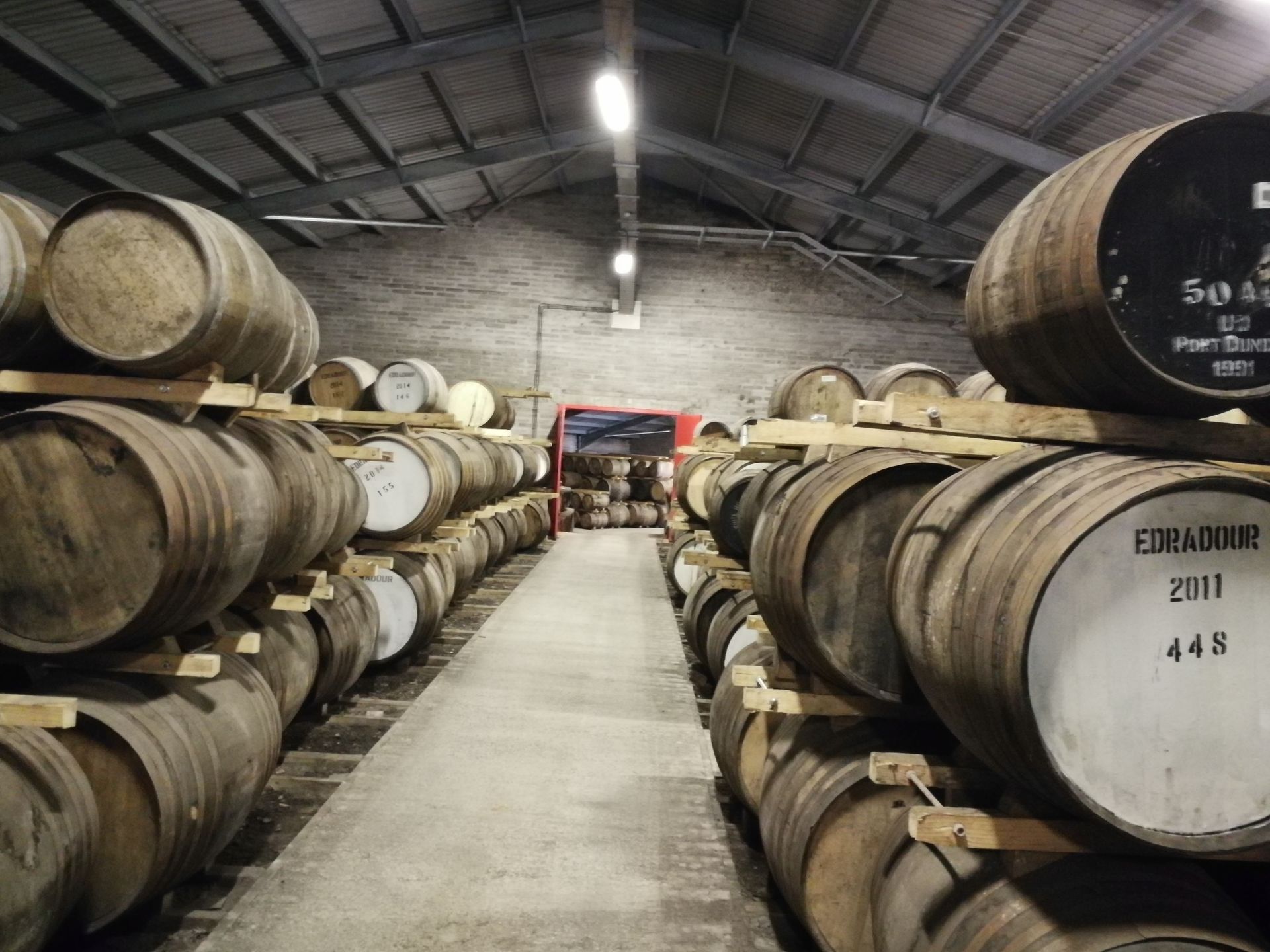 Fasslager Edradour Distillery