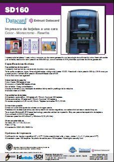 Impresora de tarjetas Datacard SD160