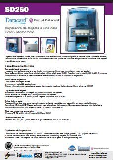 Impresora de tarjetas Datacard SD260