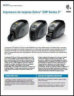 Impresora de tarjetas Zebra ZXP3