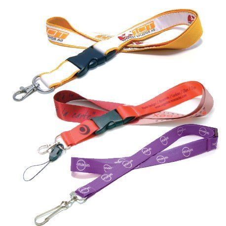 Cordones y lanyards impresos personalizados