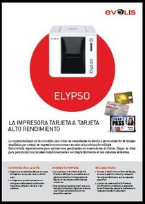 Descarregue o catálogo de impressora de cartões Evolis Elypso.