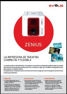 Impresora de tarjetas Evolis Zenius