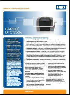 Impresora de tarjetas Fargo DTC1250